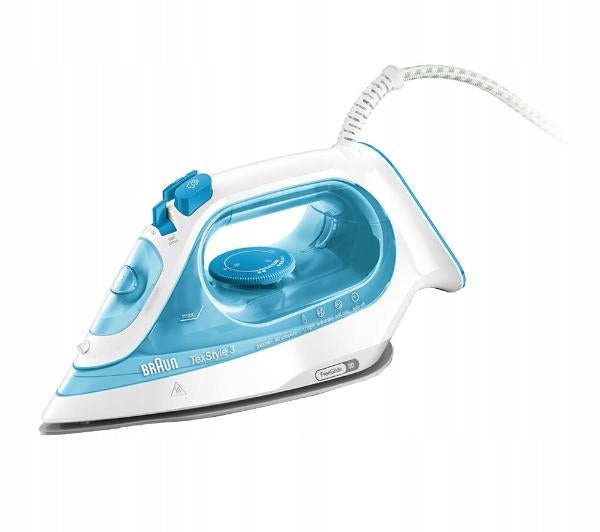 Steam iron Braun SI3053BL Dripping lock Ceramic foot