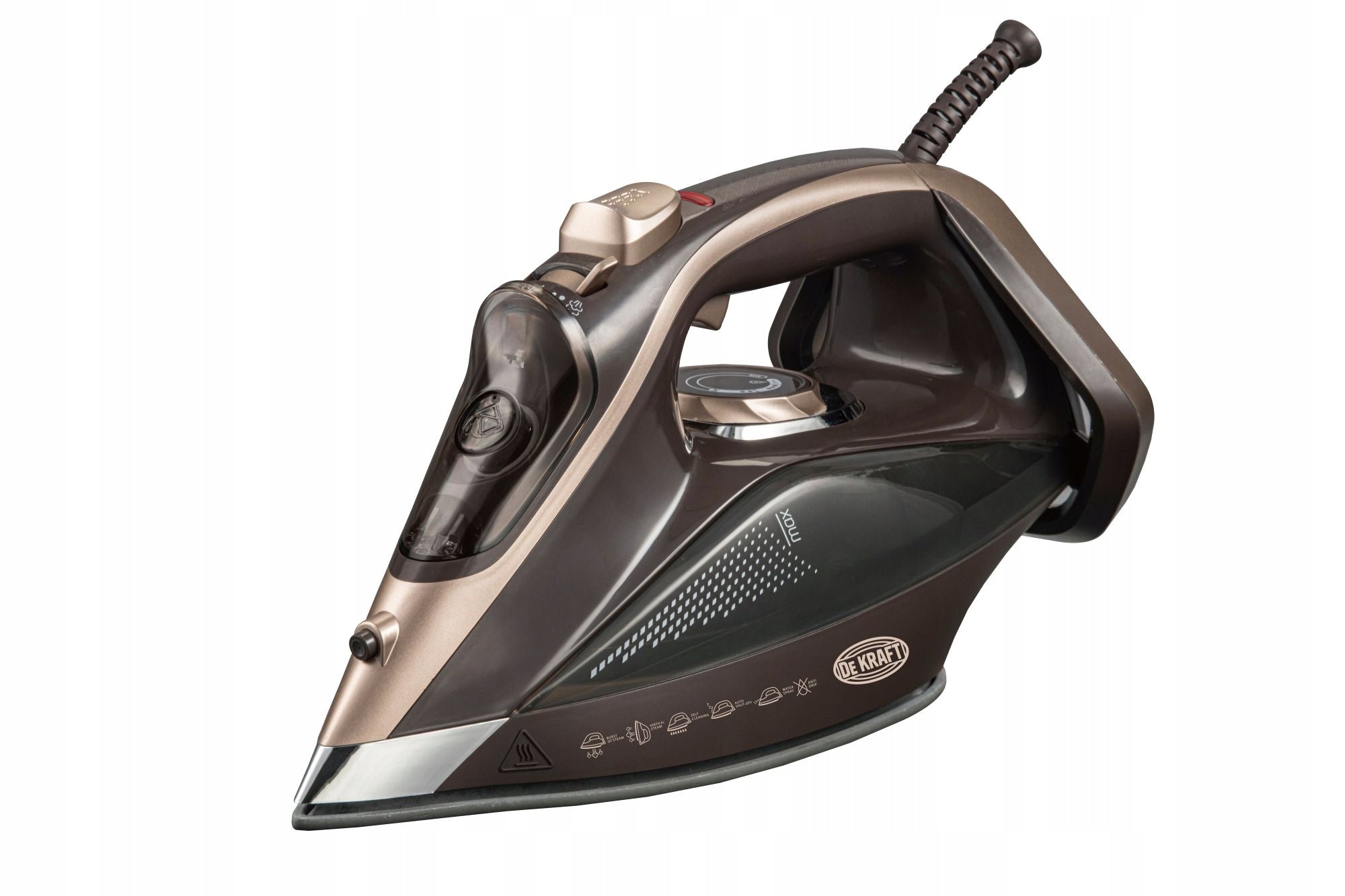 Steam iron DeKRAFT DE902 3200W strong steam auto off anti drip anti calc Brand no brand