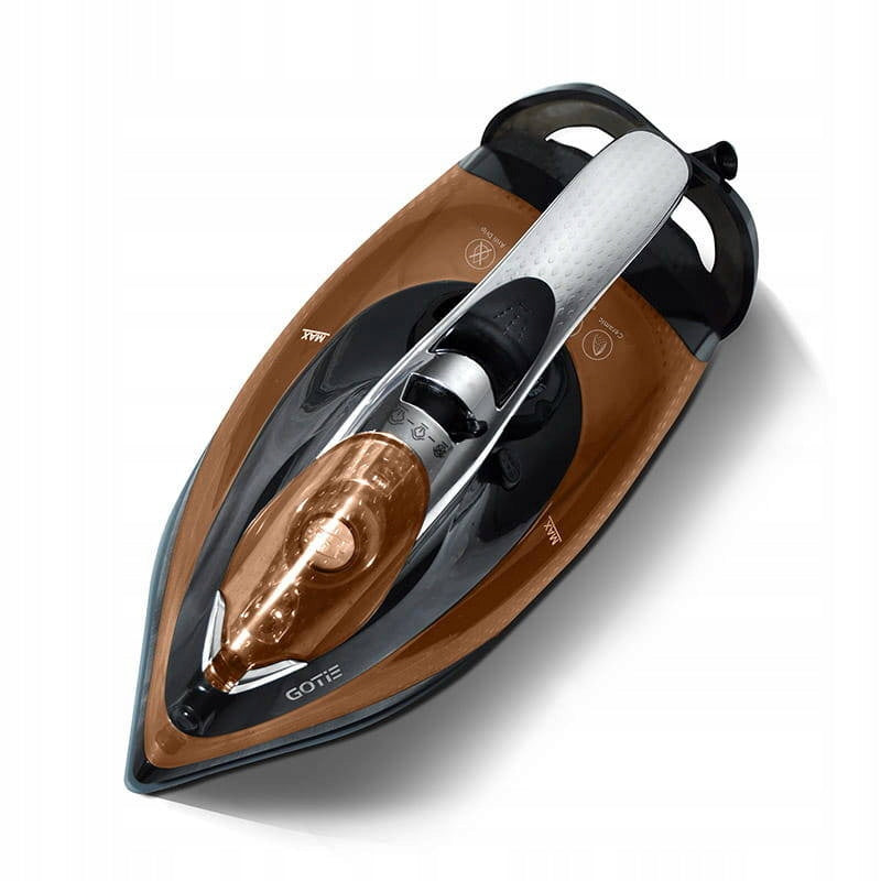 Steam iron GOTIE GZE-3000 Very Strong 3000 W Ceramic Foot Firefighter Brand Gotie