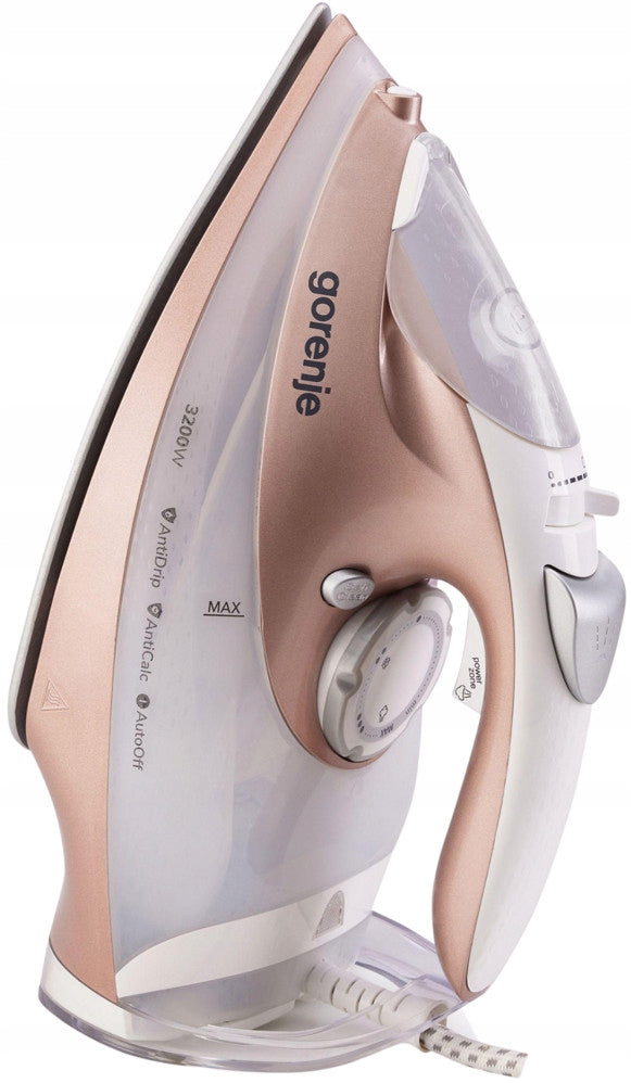 Steam iron Gorenje SIH3200WR 3200W Lock Dripping Ceramic Foot Packaging status original