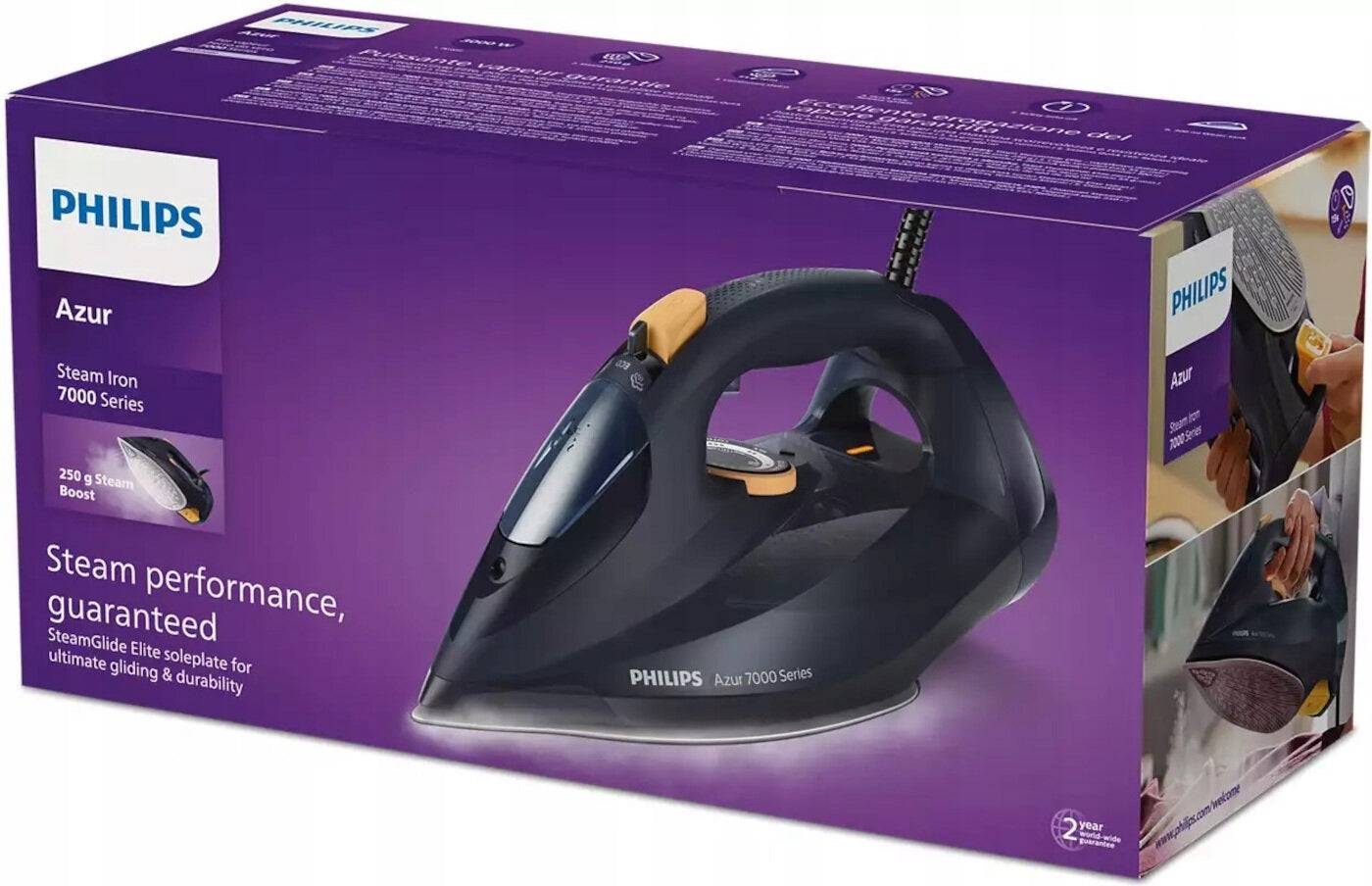Steam iron Philips Azur 7000 Series DST7060/20 3000W