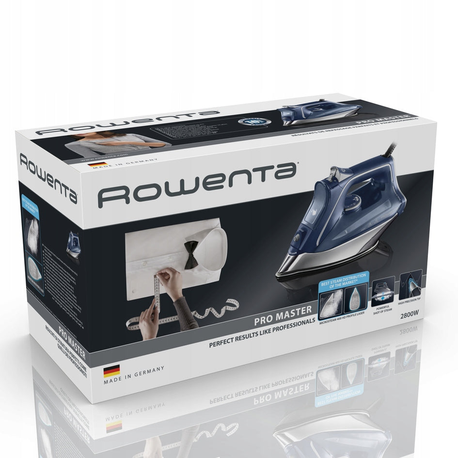 Steam iron Rowenta ProMaster DW8215D1 2800 W Micro Steam 400 HD Laser Brand Rowenta