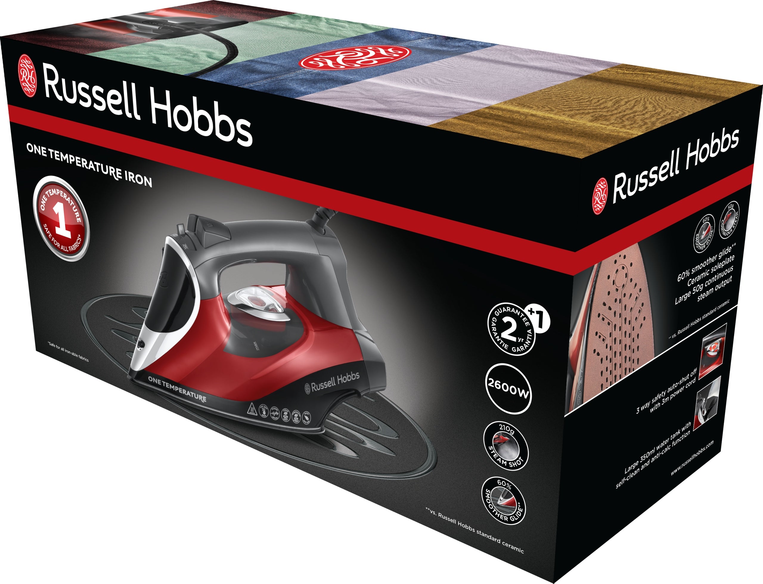 Steam iron Russell Hobbs One Temperature 25090-56 2600 W multicolor Brand Russell Hobbs