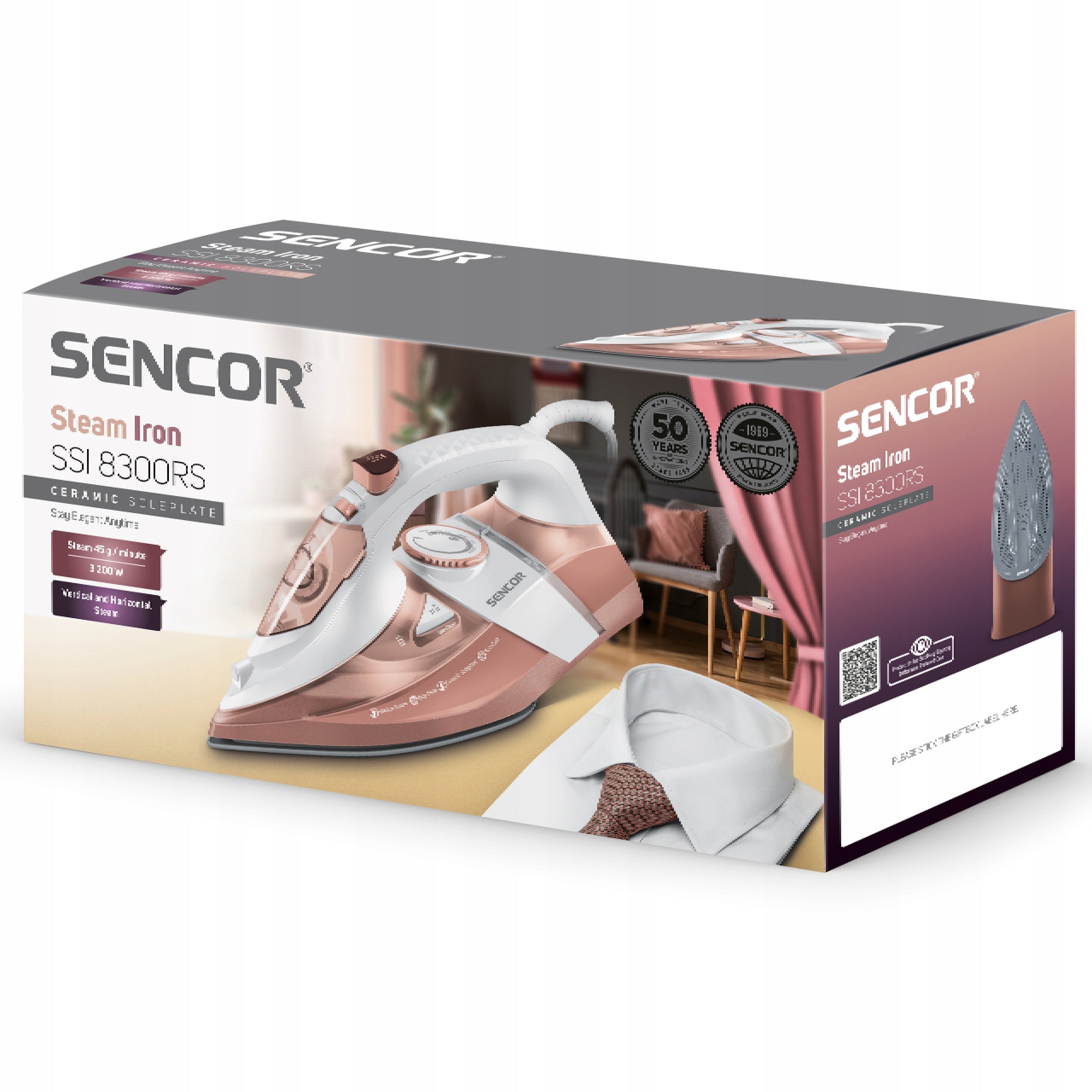 Steam iron Sencor SSI 8300RS 350 ml 3200W Manufacturer code SSI 8300RS