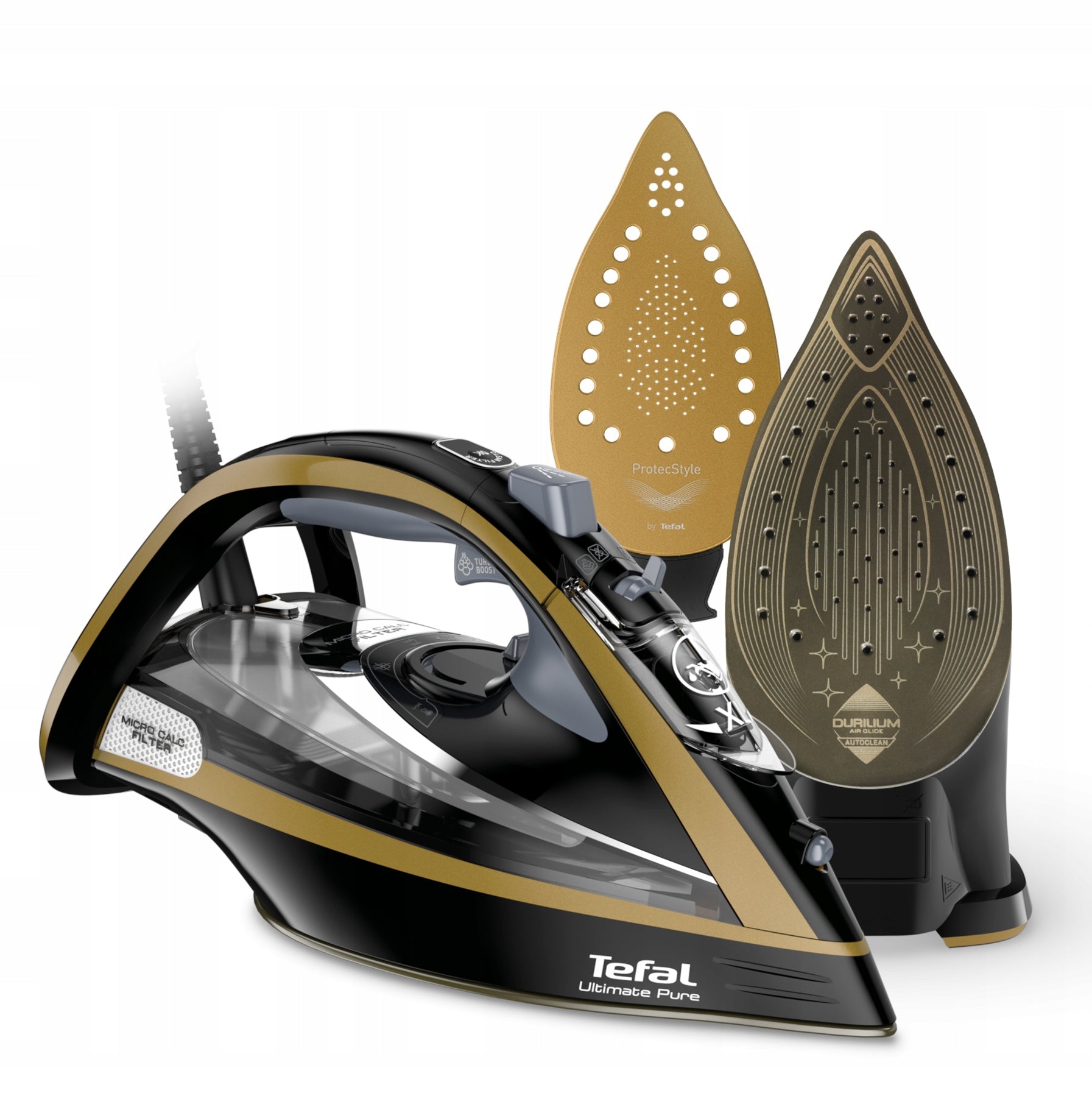 Steam iron Tefal Ultimate PURE FV9865 3000 W strong 250g/min Anti-Drip