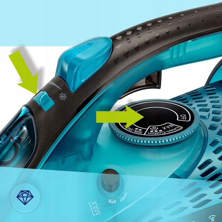 Steam iron with ceramic alloy MPM MZE-29 3000W Brand MPM