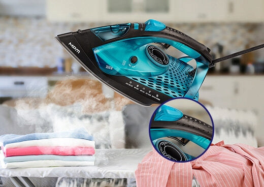 Steam iron with ceramic alloy MPM MZE-29 3000W Brand MPM