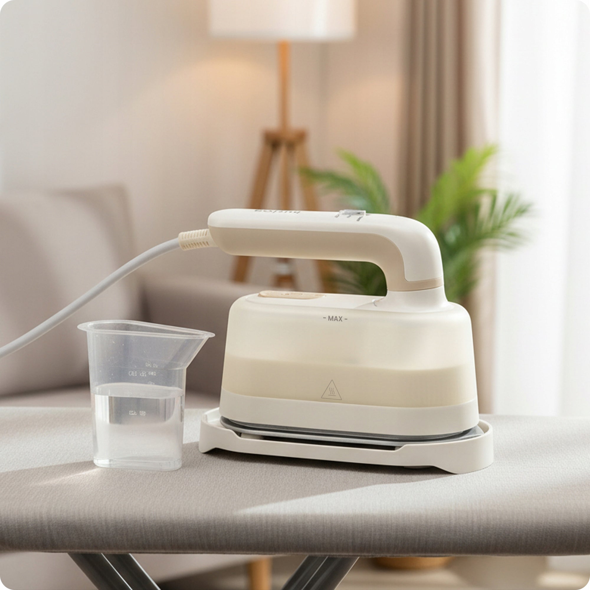 Steam iron with rotating handle, steamer 1400 W Manufacturer code AD-9153
