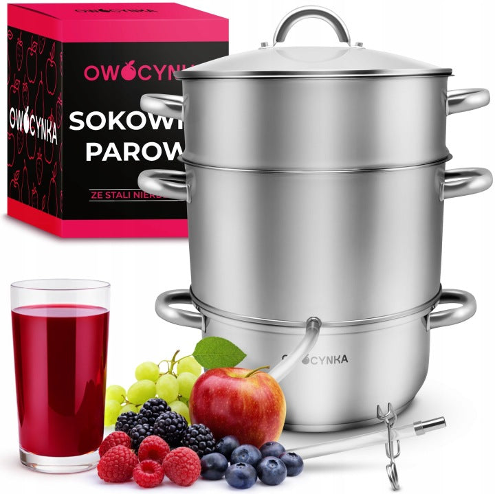 Steam juicer 8 l stainless steel induction with funnel hose steamer Manufacturer code 5906436273955