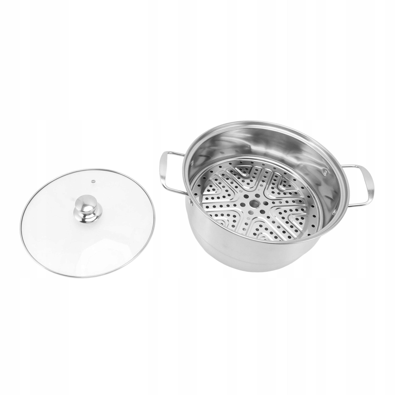 Steam pot, steaming pot Thickened stainless steel 304 Dominant color multicolor