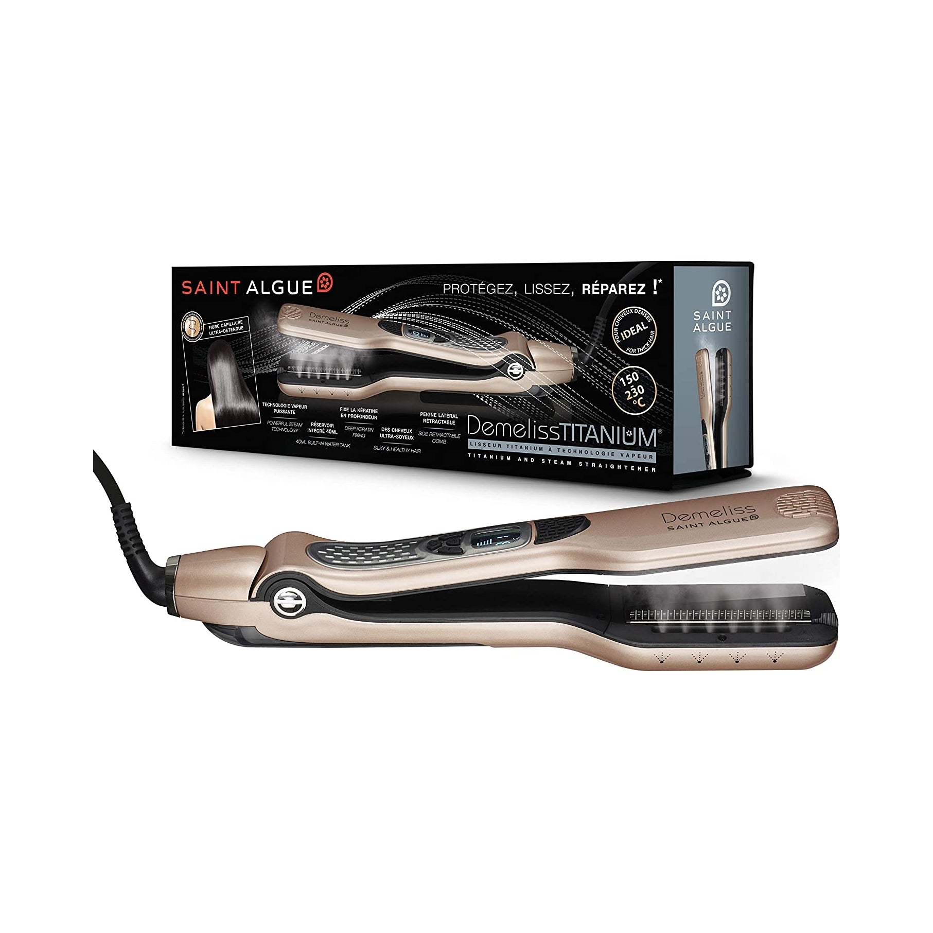 Steam straightener Saint Algue Demeliss Titanium