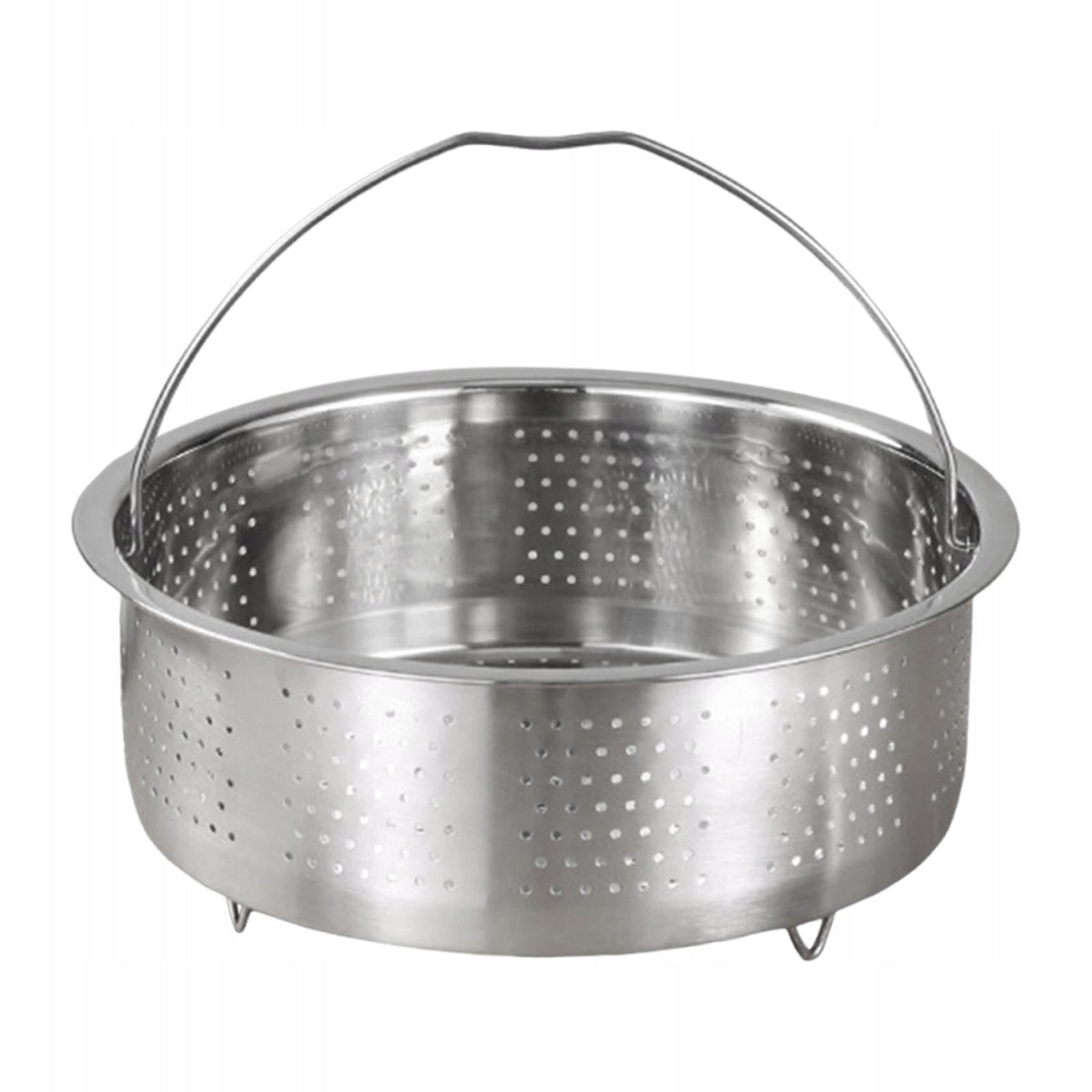 Steamer Basket Multipurpose Drain Basket for Pan and Pot Rice Cooker 22cm