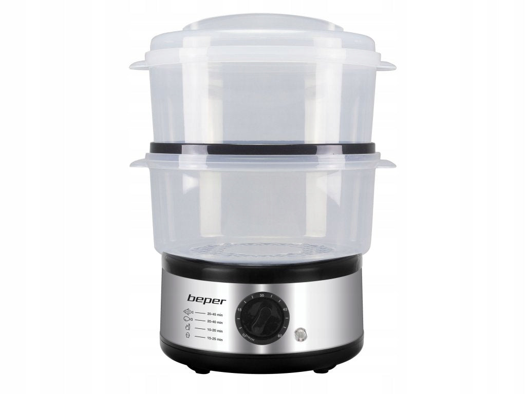 Steamer Beper BC.261 - Healthy Cooking with 5L Capacity, Automatic Off