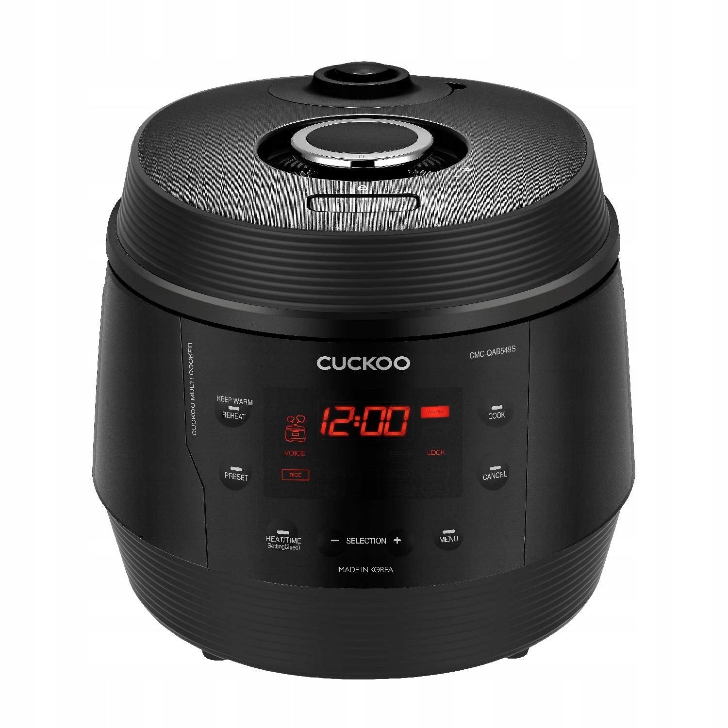 Steamer Cuckoo CMC-QAB549S 1800 l black 1100 W