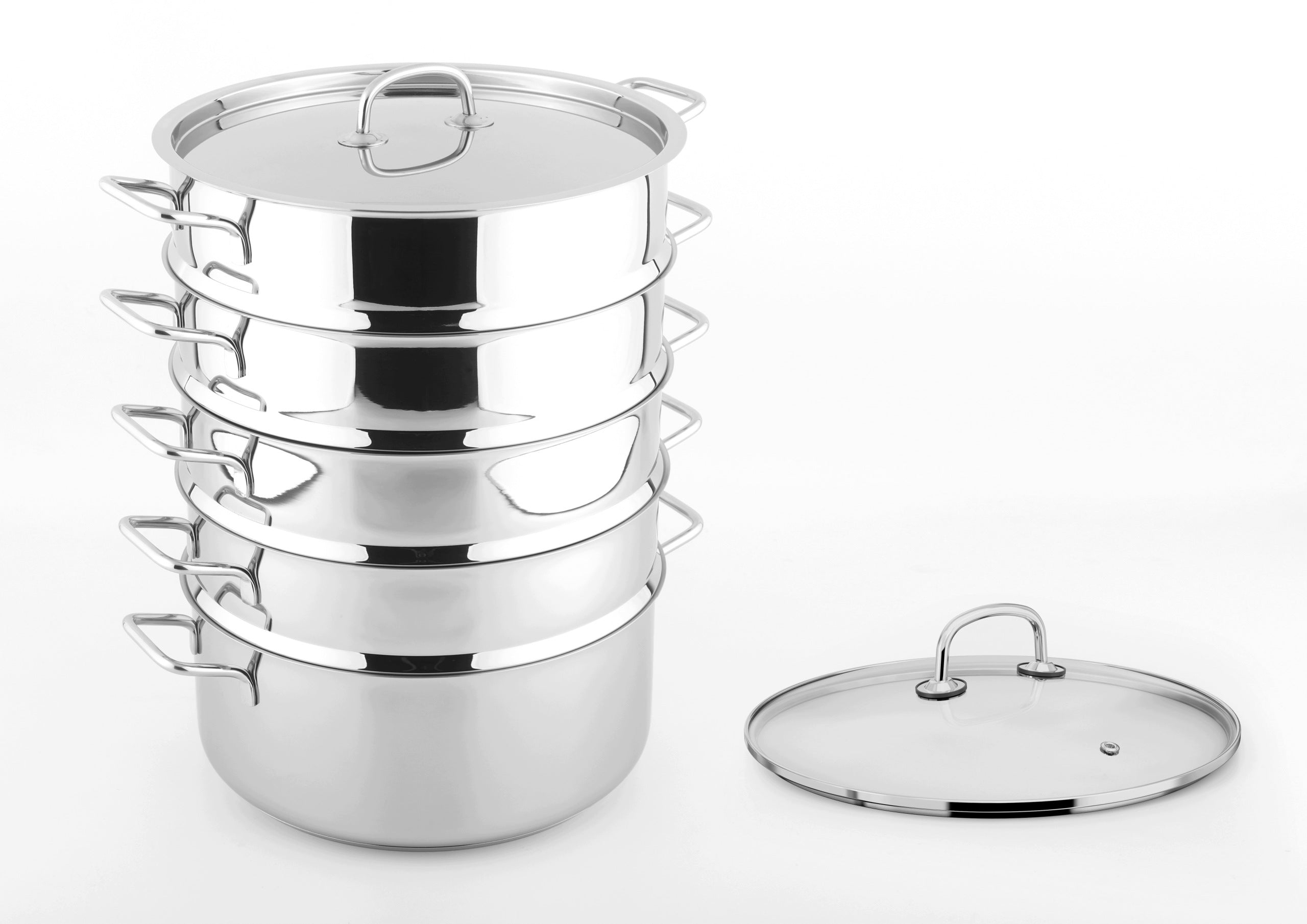 Steamer NOIS 9 l 7-piece set for steaming 18/10 steel