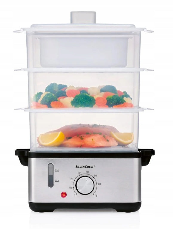 Steamer SilverCrest SDG 950 D4 Silver Steaming Appliance