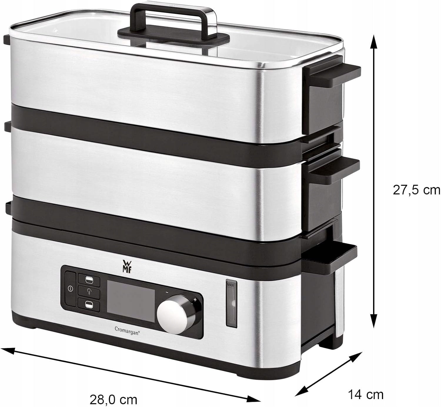 Steamer WMF Kitchenminis 4,3 l silver/grey 900 W Manufacturer code 415090011