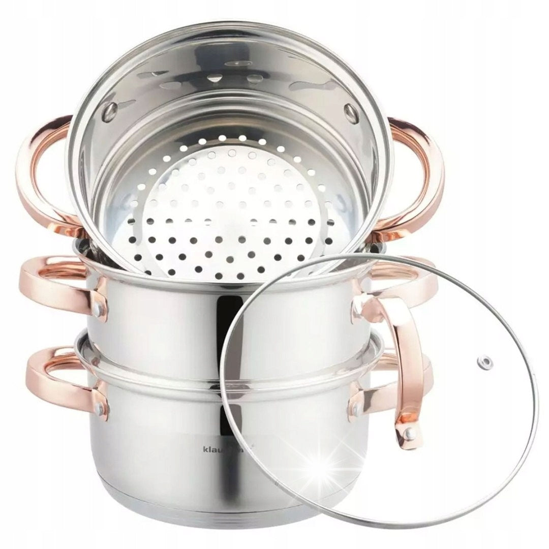 Steamer steaming pot 20cm 4 el. induction gas