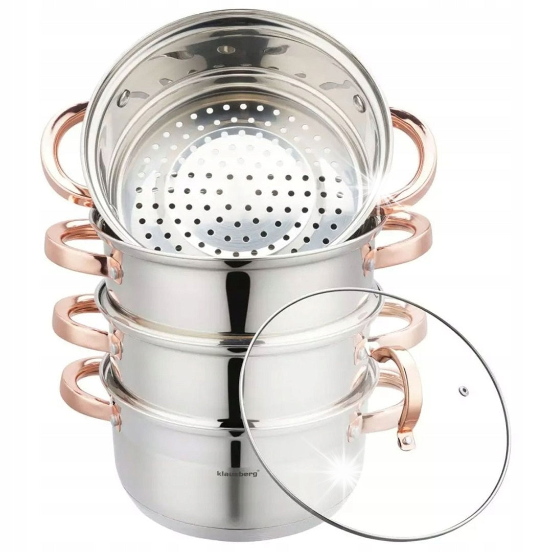 Steamer steaming pot 20cm 5 el. induction gas