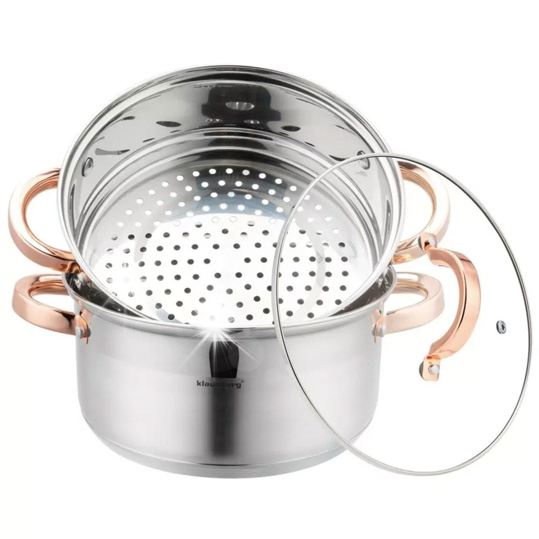 Steamer steaming pot 22cm 3 el. induction gas