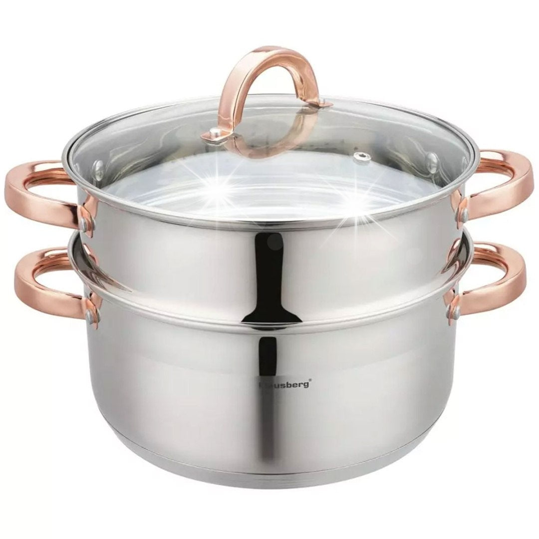Steamer steaming pot 24cm 3 el. induction gas