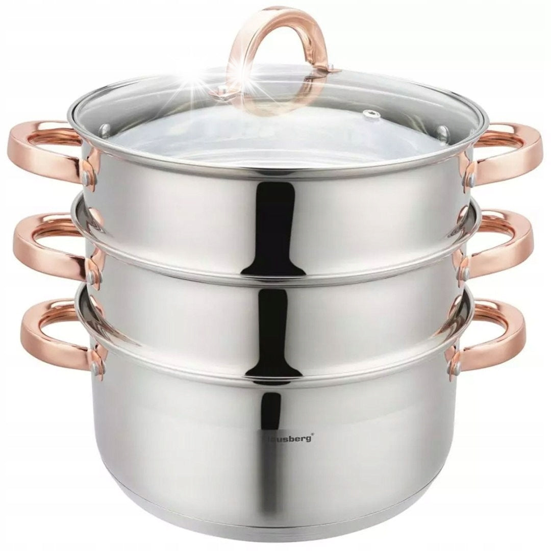 Steamer steaming pot 24cm 4 el. induction gas