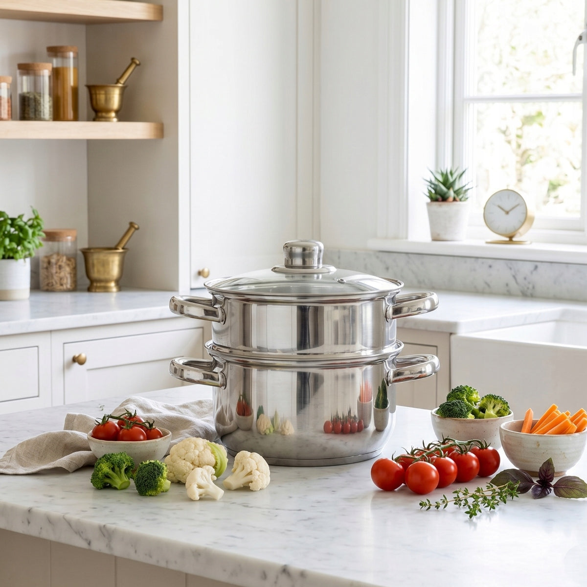 Steamer steaming pot gas induction Altom Design Fabio Manufacturer code 020400488
