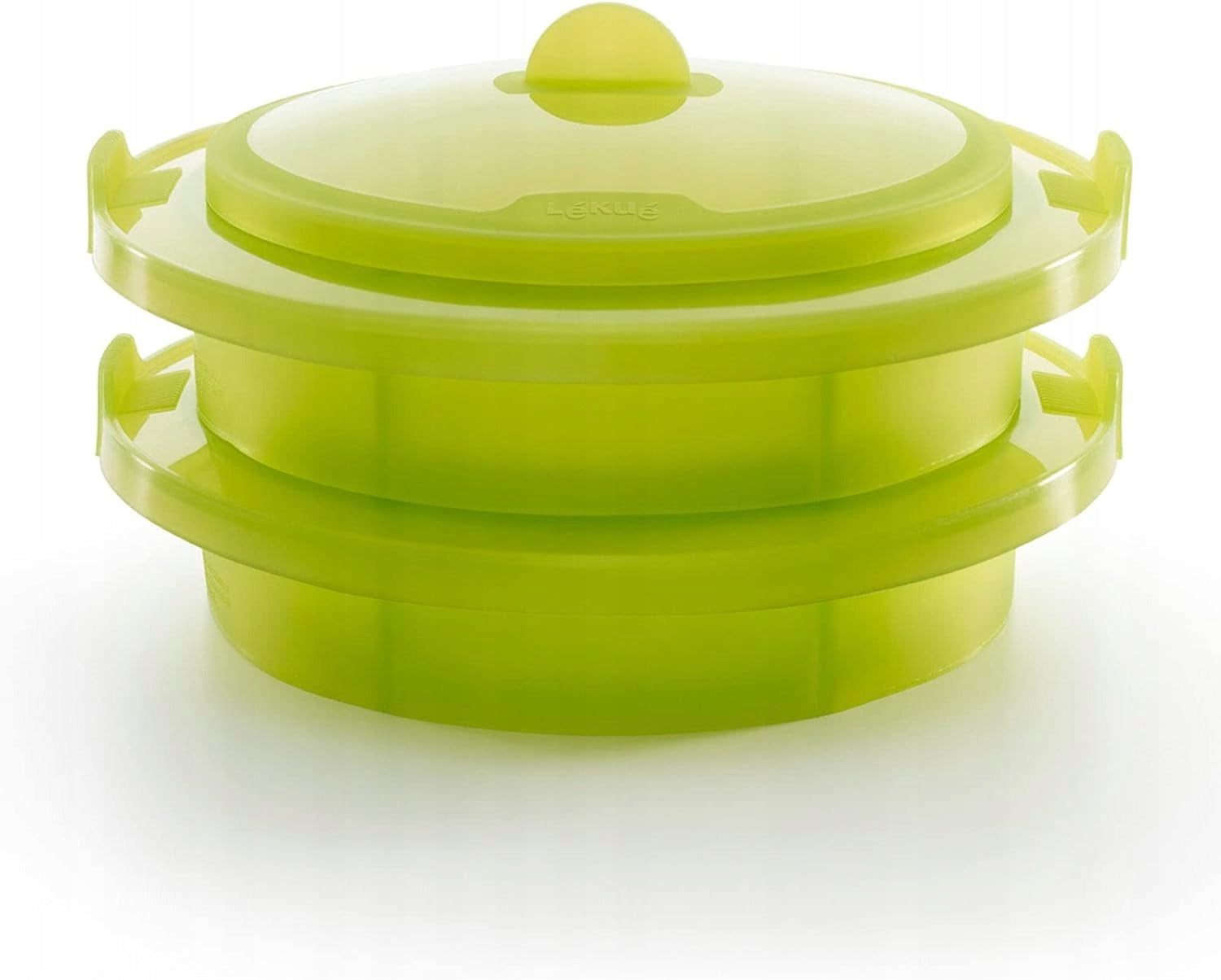 Steaming pad green silicone 22 cm Lékué