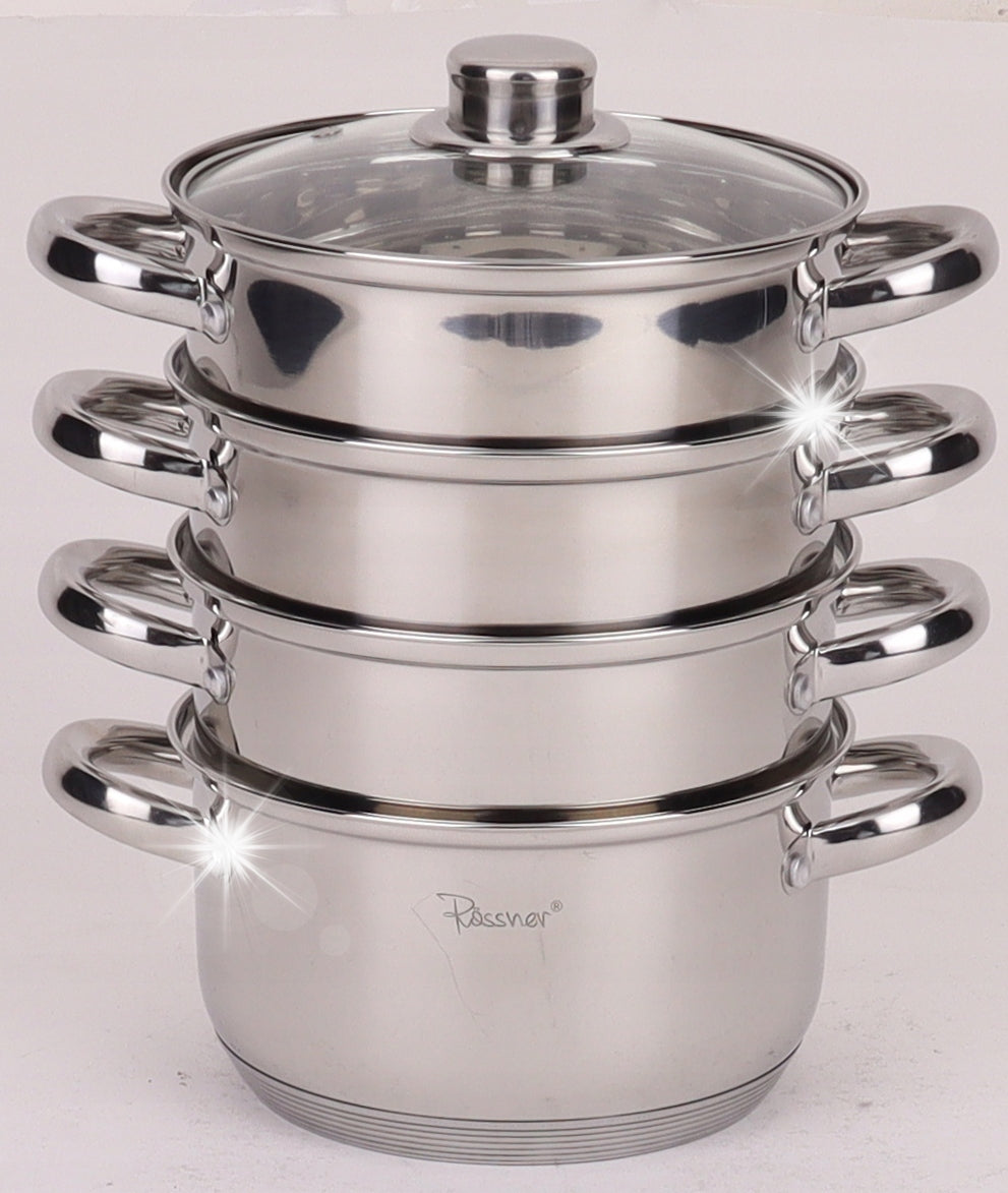 Steaming pot 18 cm 5 el steamer induction gas