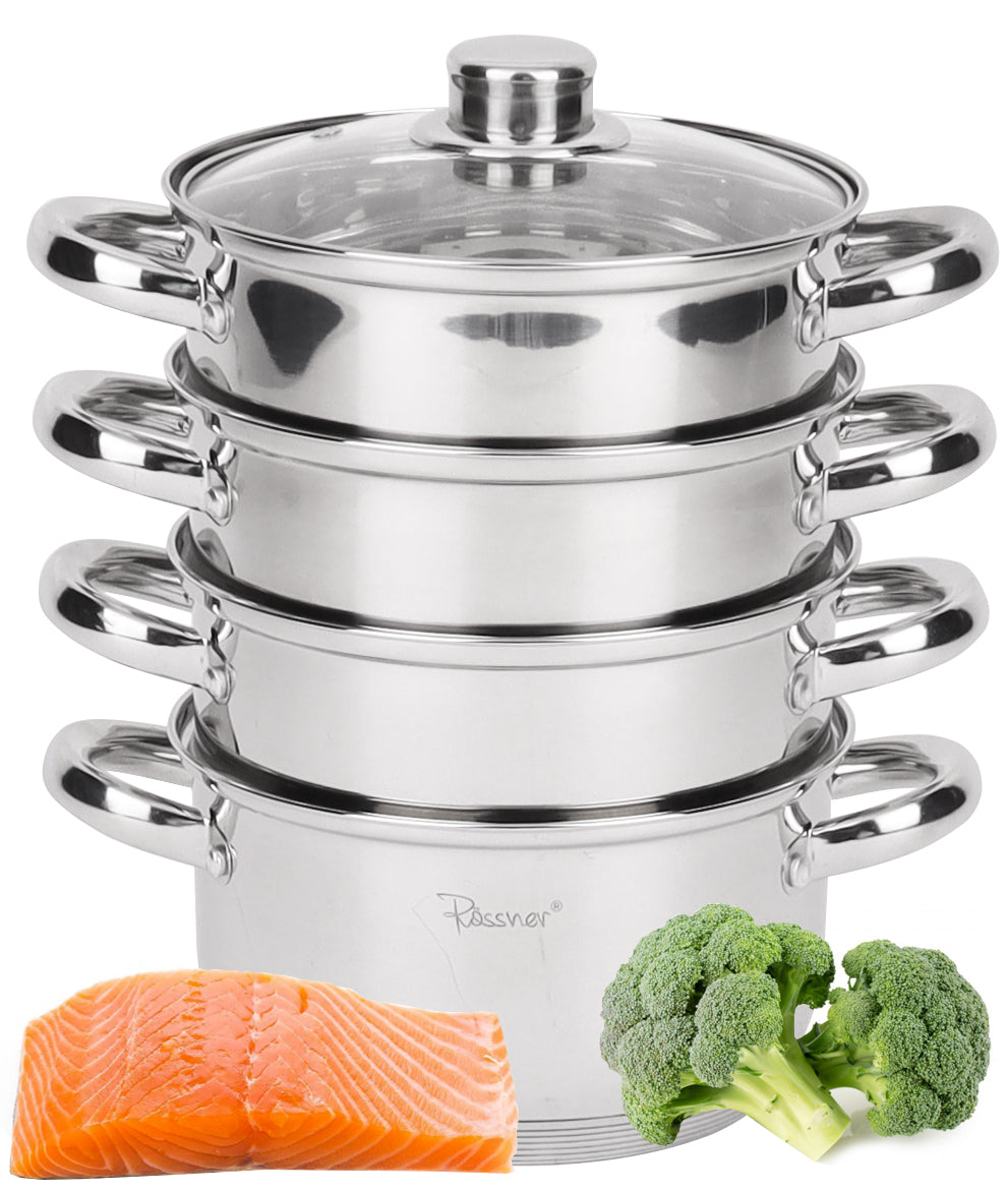 Steaming pot 18 cm 5 el steamer induction gas