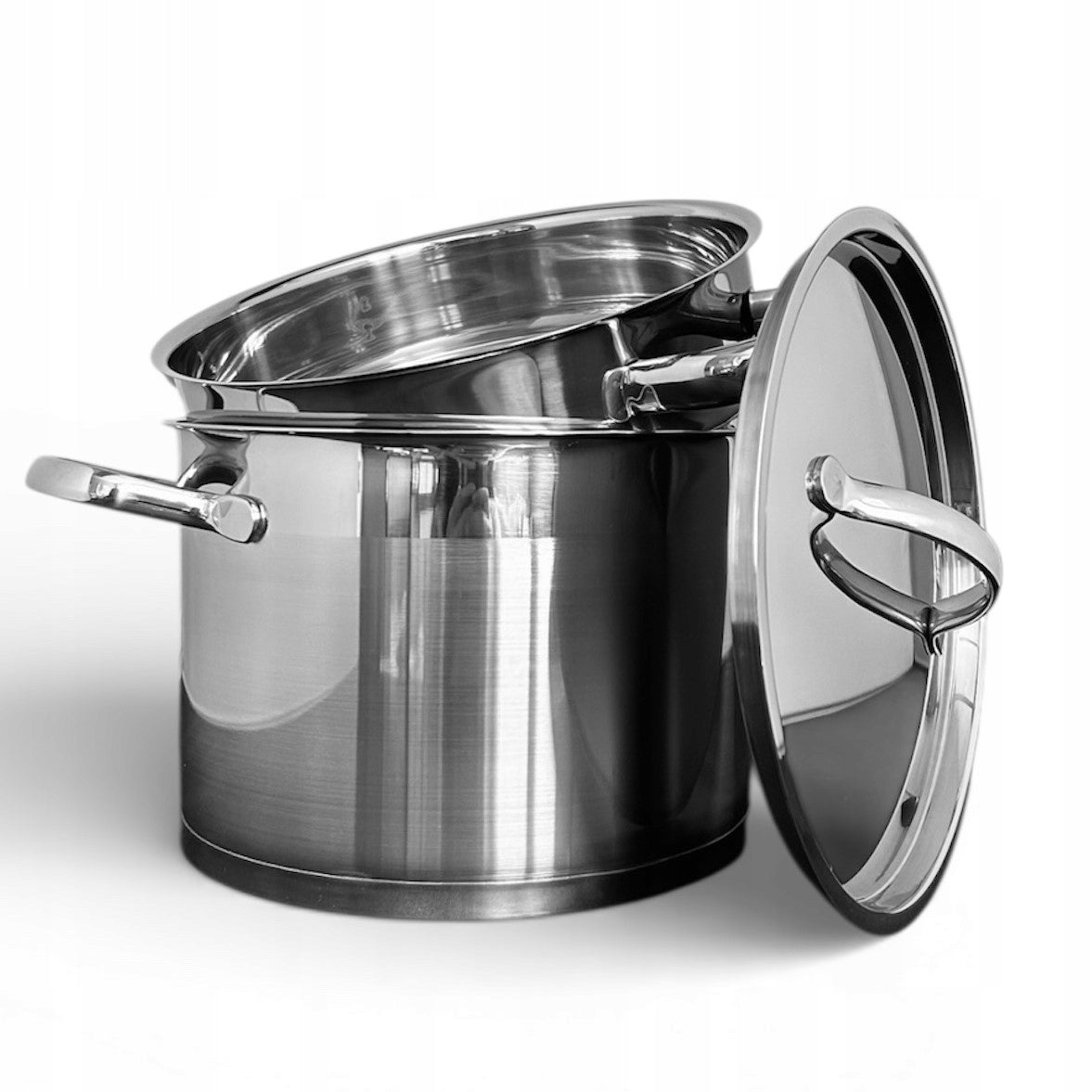 Steaming pot 20 cm set STEAMER 4 L for induction gas OPAL