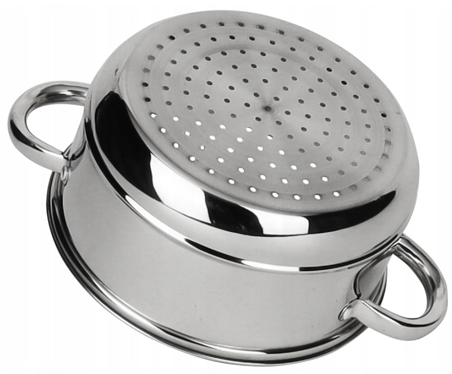 Steaming pot 24 cm 4 el steamer induction gas Packaging status original