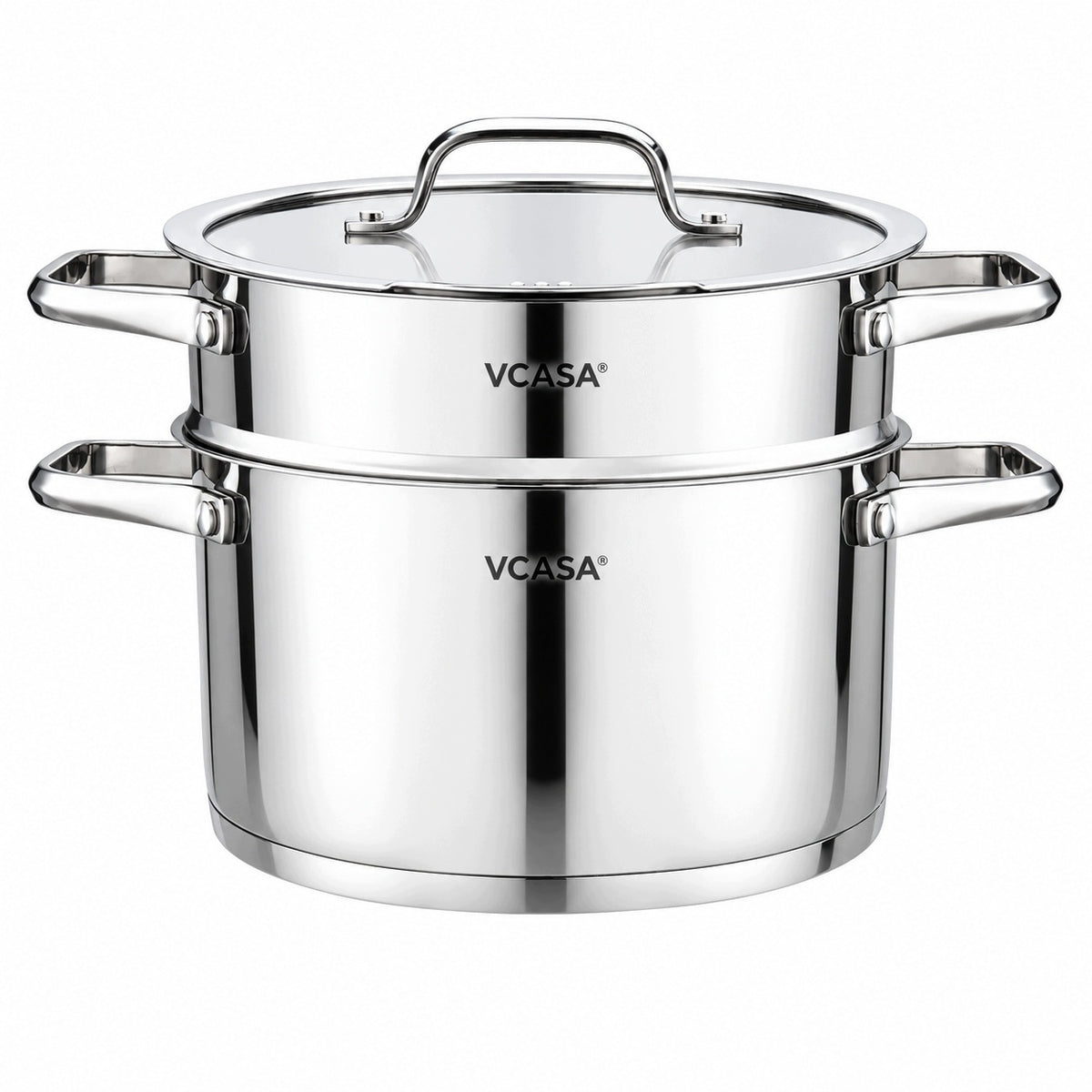 Steaming pot 3 el VCASA AMARA 20cm stainless steel 304