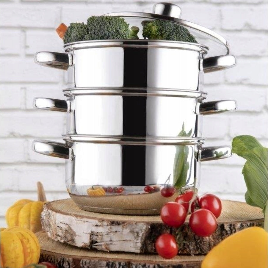 Steaming pot FLORINA Divapore 18 cm 4-piece steamer Packaging status original