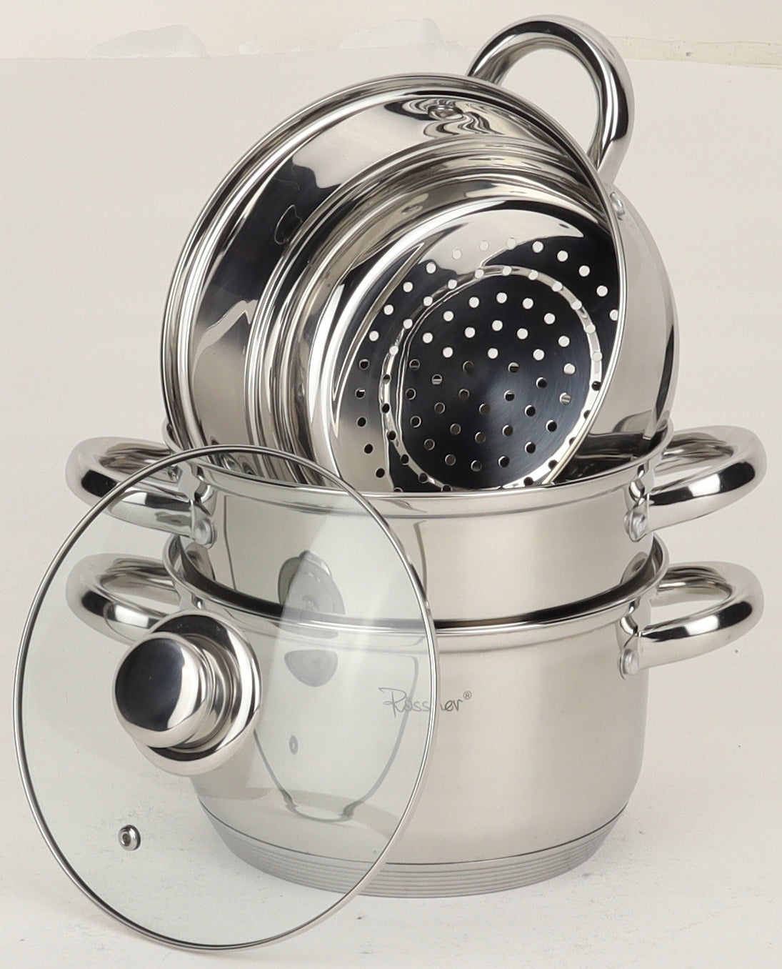Steaming pot Steamer Rossner 2,7 l 18cm 4el.