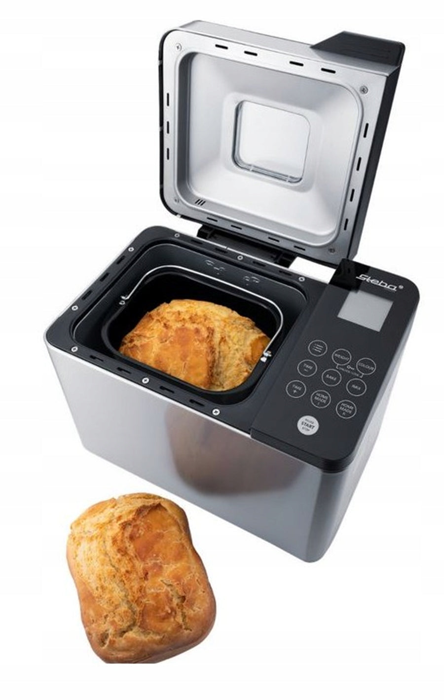 Steba BM 2 automatic bread machine 17 programs 600 W steel/black Brand Steba