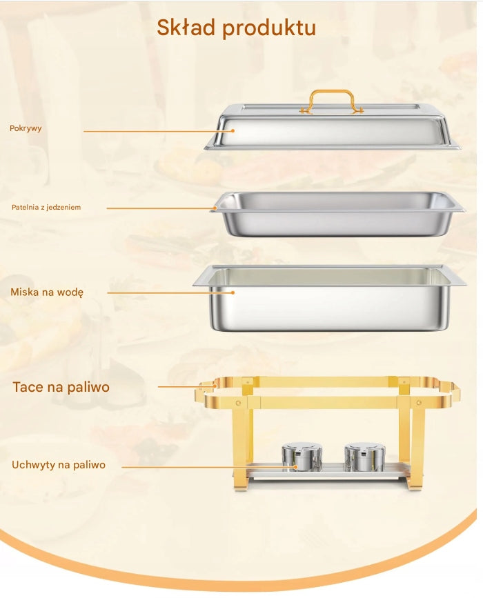 Steel Food Warmer, Bemar, 9lits Brand no brand