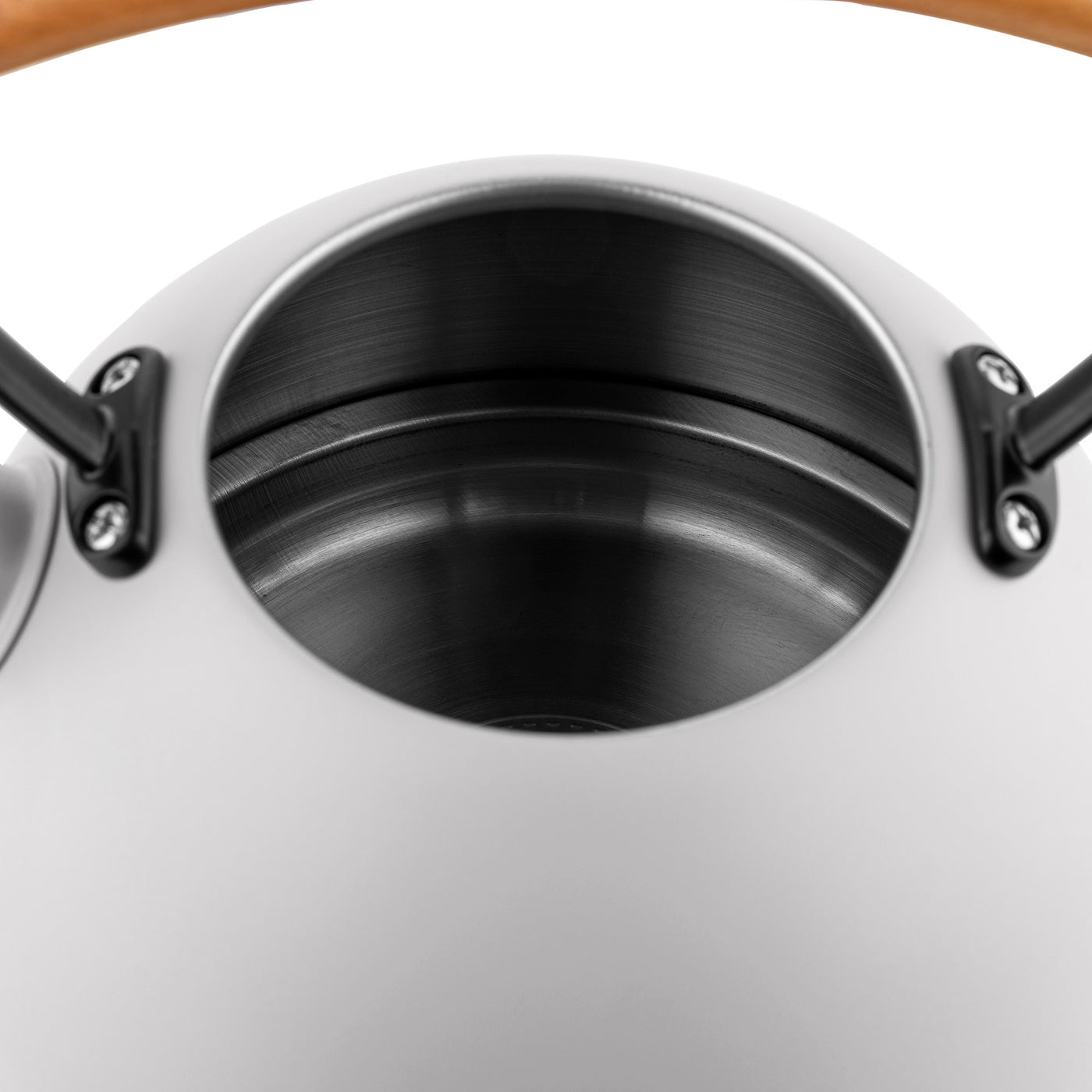 Steel Kettle Florina New Natura 1.8L Grey Induction Gas with Whistle Brand Florina