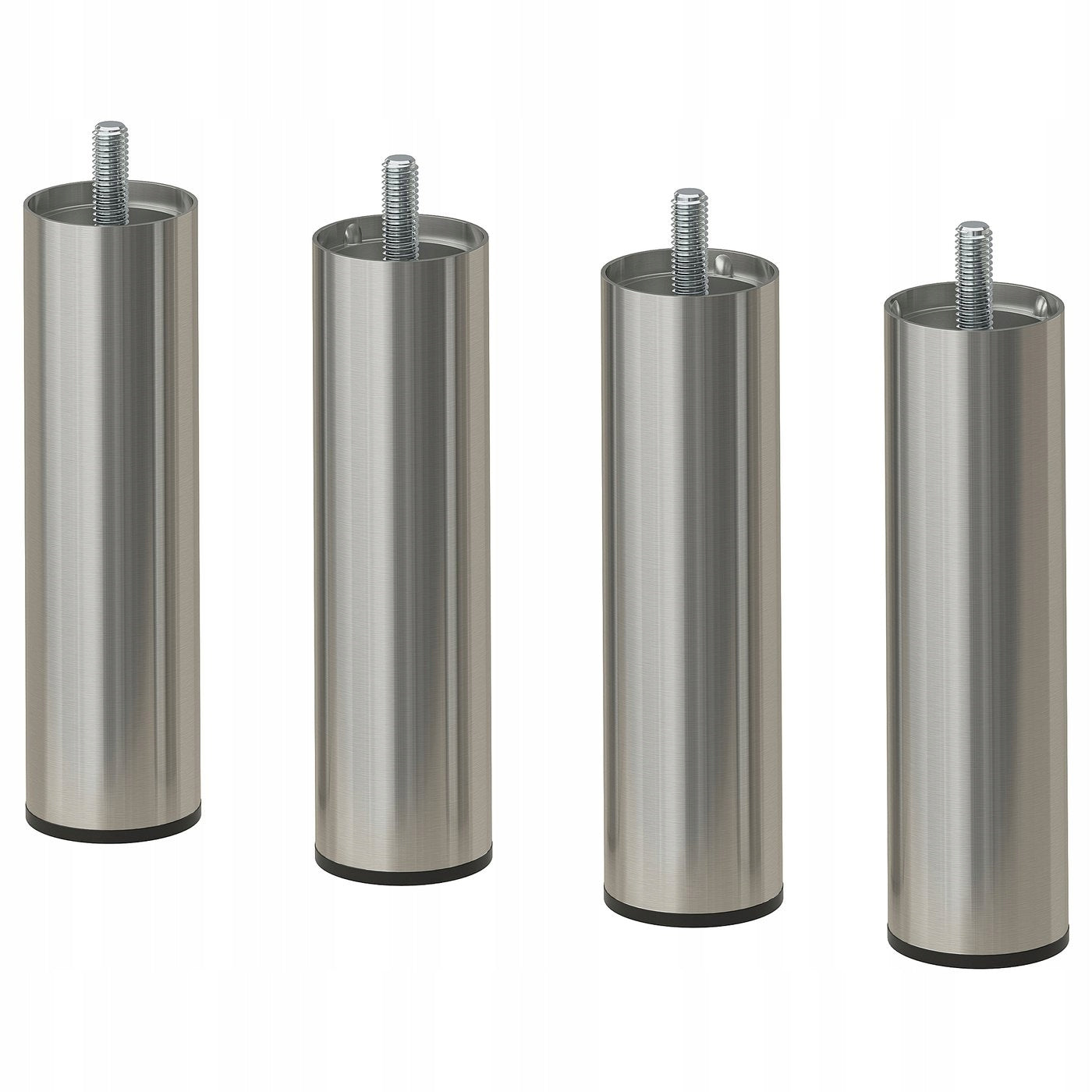 Steel Leg for Furniture 12.5 cm Chrome Solid