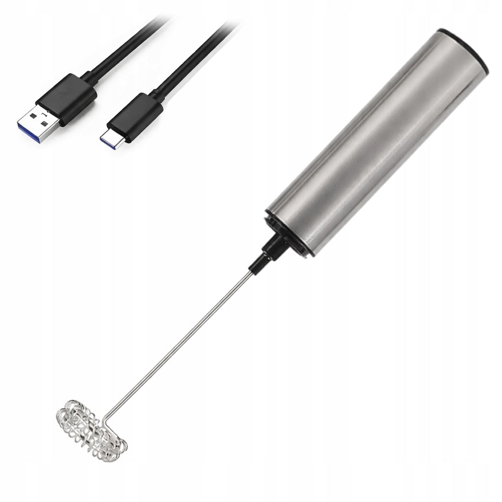 Steel Milk frother for USB-C | ToTa Matcha Packaging status original