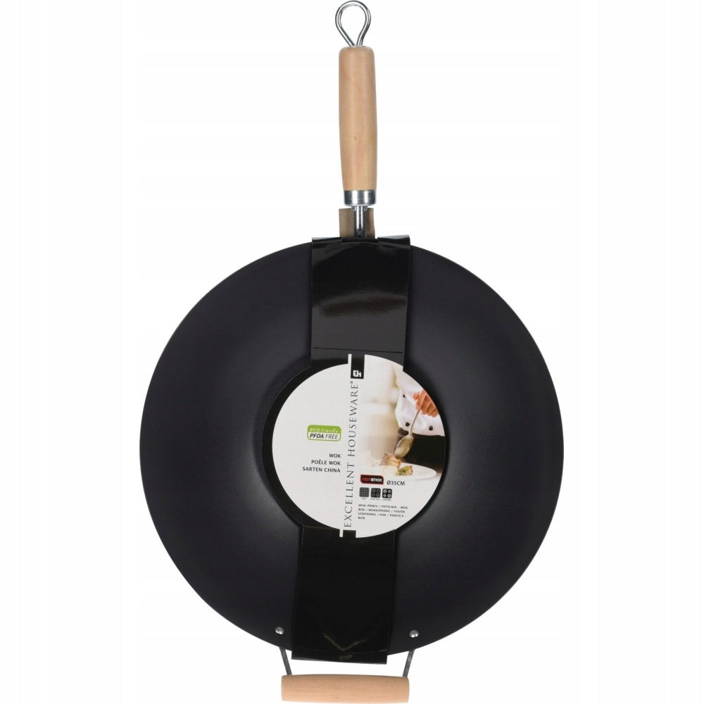 Steel WOK pan with a diameter of 35 cm Brand Excellent Houseware