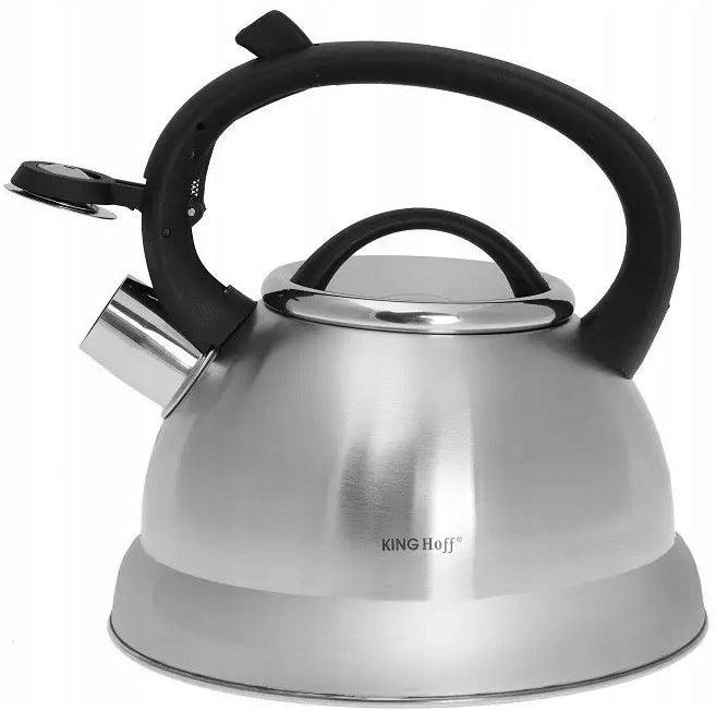 Steel Whistle Kettle 2.2 L Satin Induction Gas