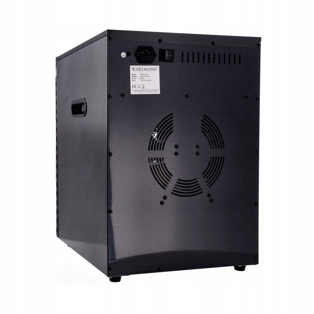 Steel dehydrator Wartmann WM-2512 DH with LED backlight interior - black Brand Wartmann