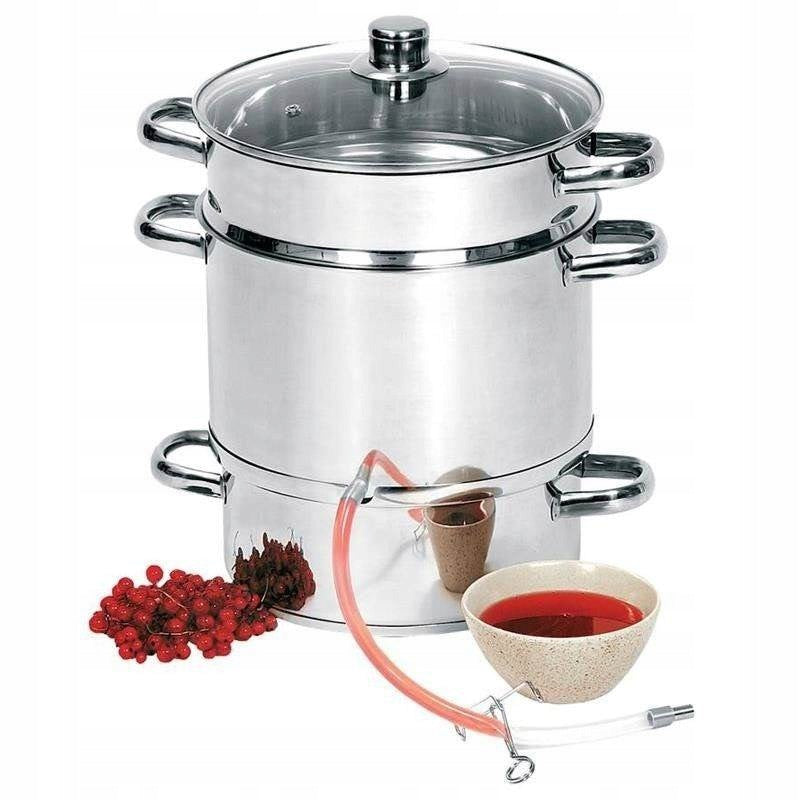 Steel juicer Orion 8 l with jam juice tap for induction Capacity 7.92 l