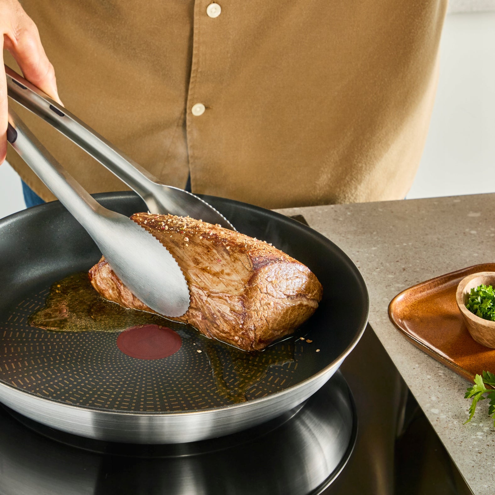 Steel pan TEFAL Extreme G7630404 24 cm induction non-stick gas Manufacturer code G7630404