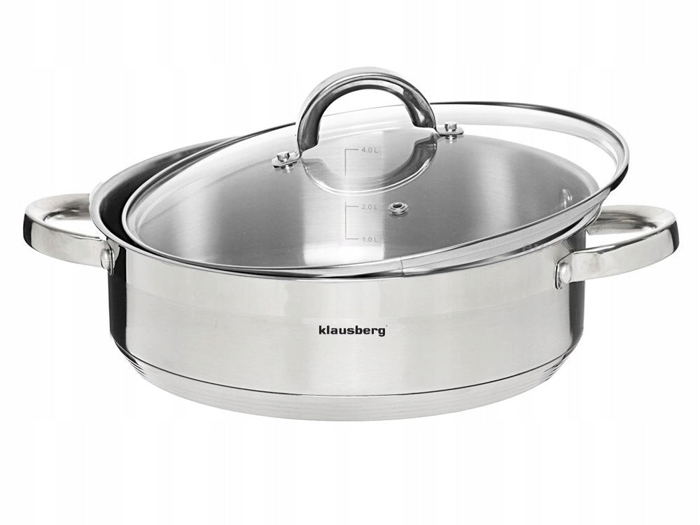 Steel pot Low induction gas 6.0L 28 cm KLAUSBERG KB-7174 EAN (GTIN) 5902666611741