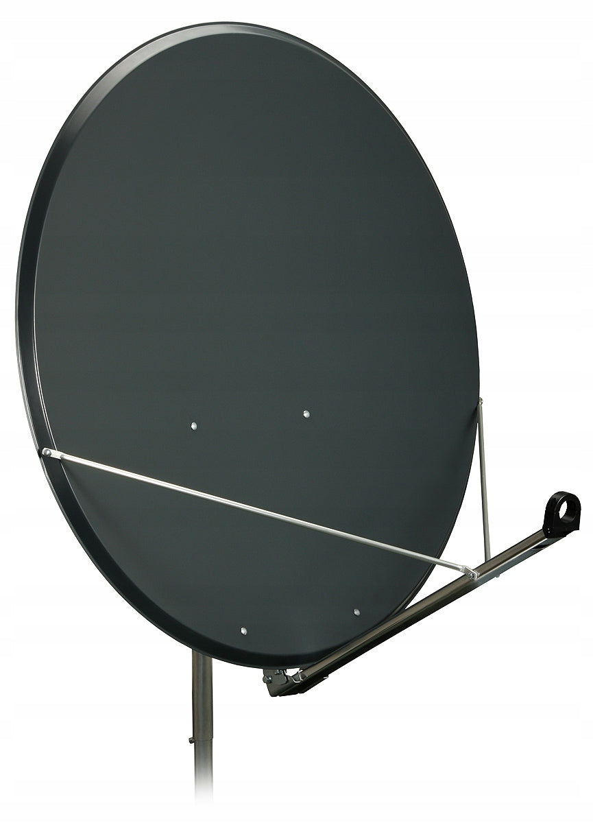 Steel satellite dish 100cm FAMAVAL TRX-EL 4K graphite converter Single Manufacturer code 100 TRX-EL ciemna Single