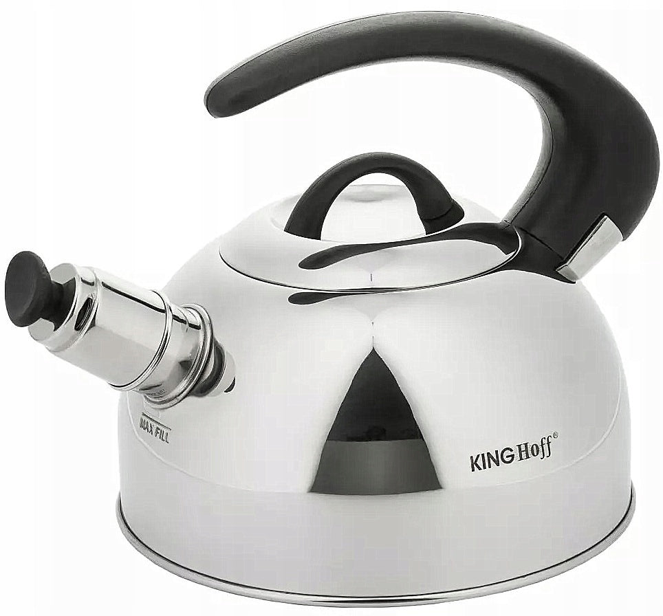 Steel whistle kettle Kinghoff 1.8 Lite INDUCTION Gas