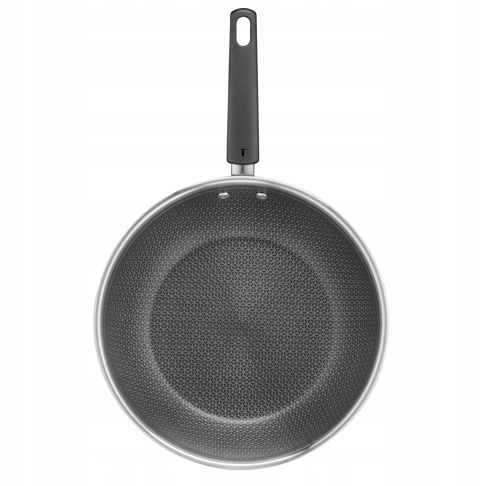 Steel wok with lid TEFAL Power E3411655 28 cm non-stick induction Packaging status original