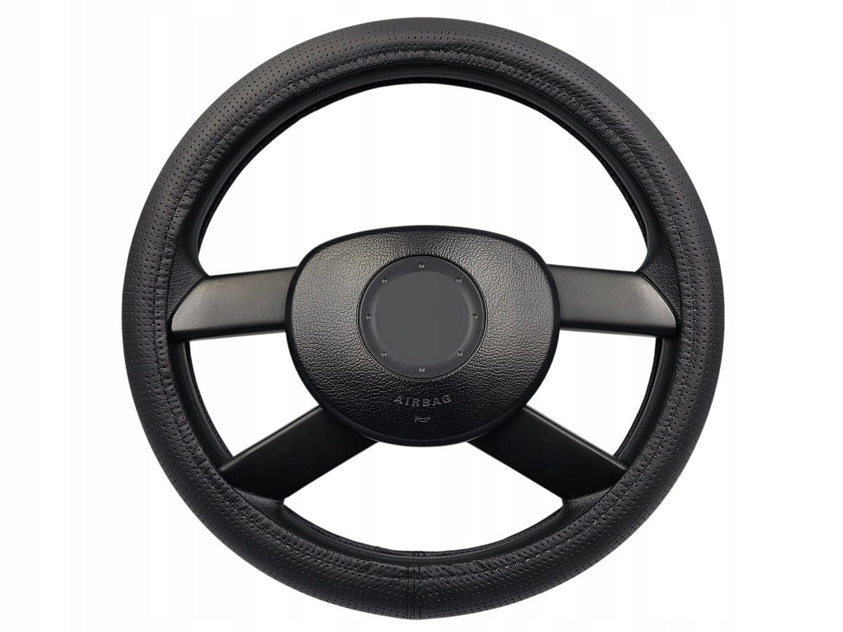 Steering Wheel Cover Leather Overlay LEATHER WITH ONE PIECE 37-39 Manufacturer's catalog number POK/E/SK/G/CZARNY